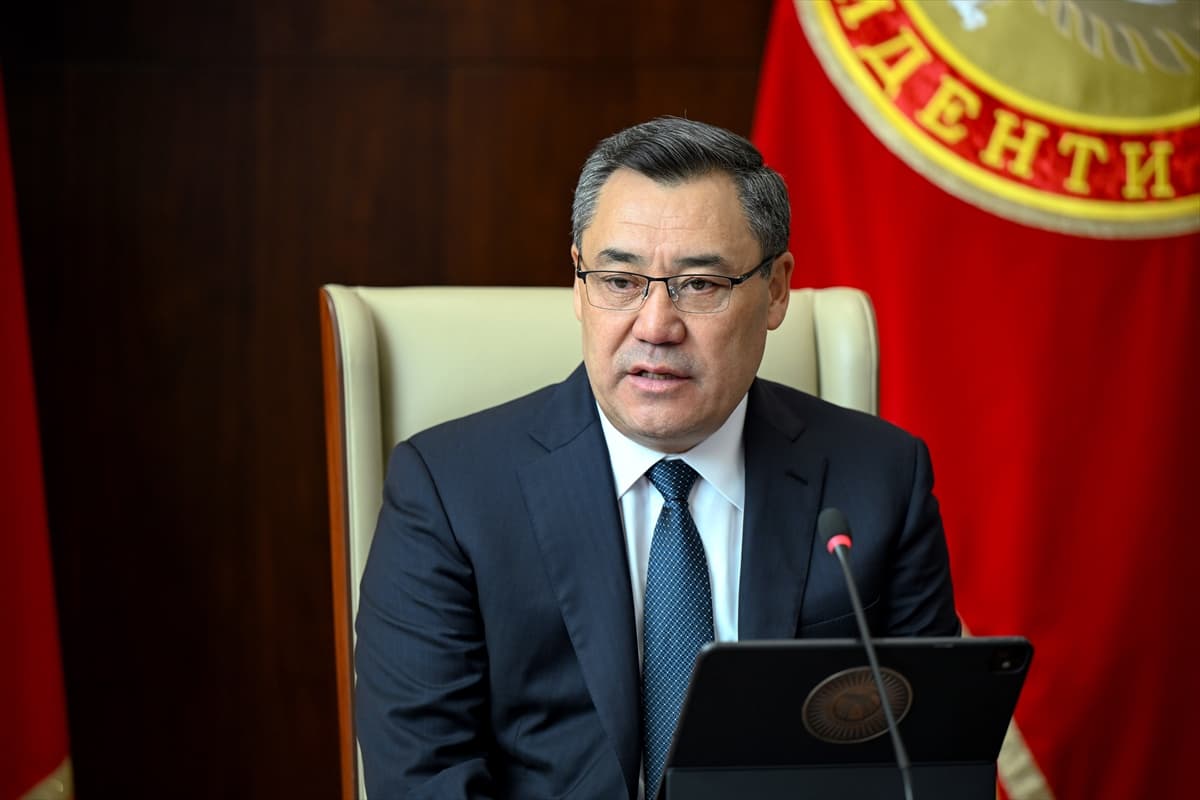 Kırgızistan Cumhurbaşkanı Caparov, TİKA Başkanı Eren'i kabul etti — 2